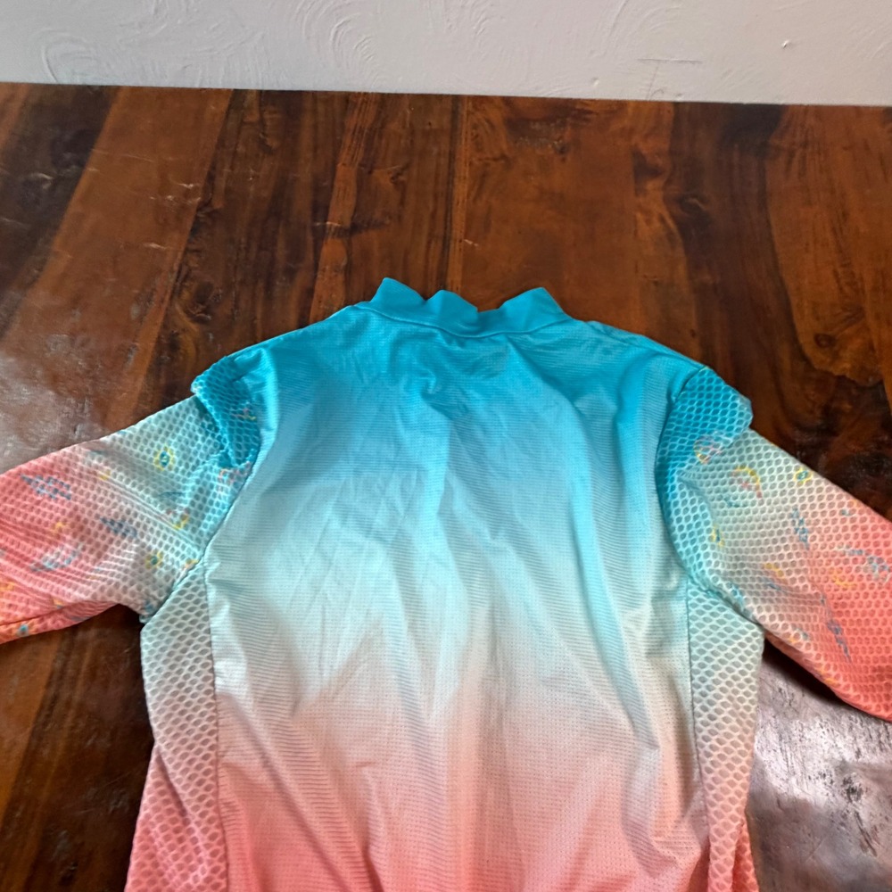 Panache Womens Cycling Kit Jersey and Bib Shorts Sunset Ombre Graphic XS - Picture 12 of 16